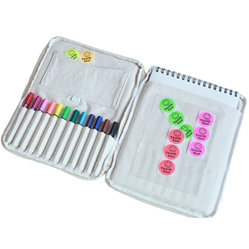

Baby Drawing Toys Canvas Brush Storage Bag Crayon Multi-Functional Learning & Education Drawing Toys