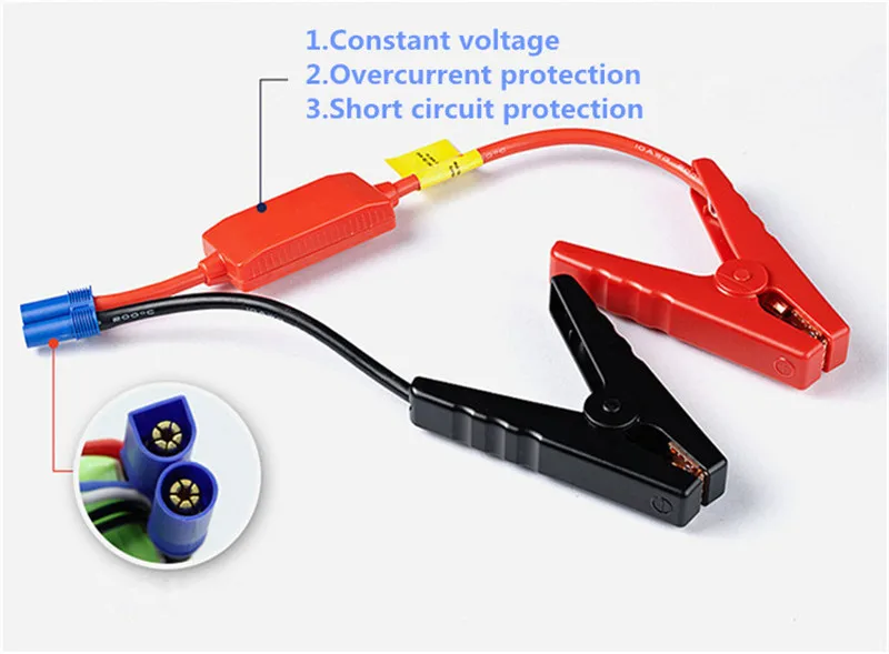 Высокое качество автомобильные скачки принадлежности для стартера скачка зажимы 12 в зарядное устройство для автомобильного аккумулятора пусковое устройство зажим