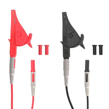 

10pcs Multimeter Needle Tip Probe Test Leads 4mm Banana Plug Alligator Clip Kit 35ED