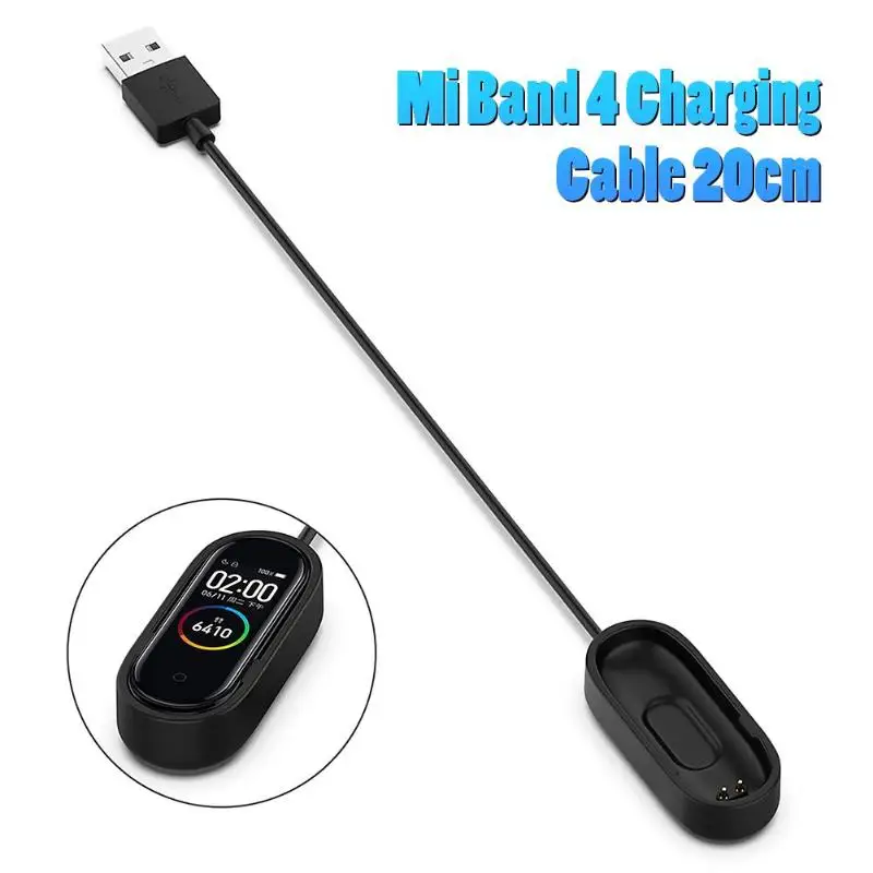 USB зарядное устройство док кабель адаптер для Mi Band 4 зарядный Band3 прочный хорошая