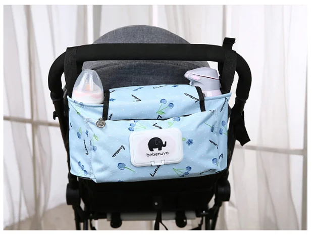 Baby Stroller Bag Organizer Bag Nappy Diaper Mummy Bag Mama Carriage Buggy Pram Cart Basket Hook Stroller Accessories