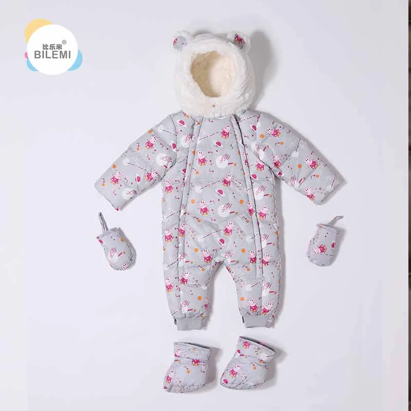 

Bielmi light red white and blue gingham koala embroidered pajamas fluffy hot pink baby romper
