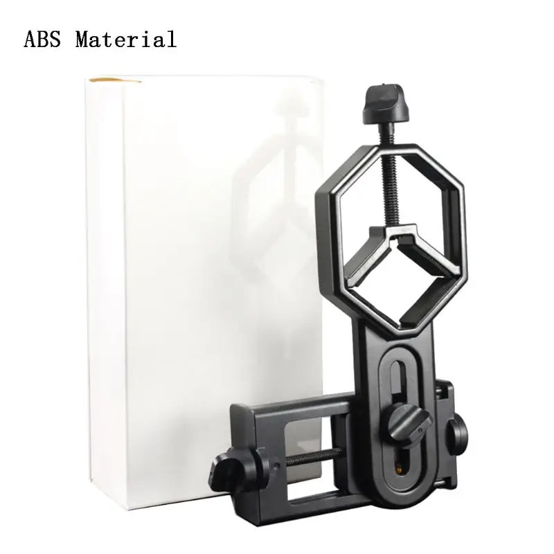 Регулируемый металлический/ABS адаптер для телефона держатель микроскопа телескоп клип крепление - Цвет: ABS