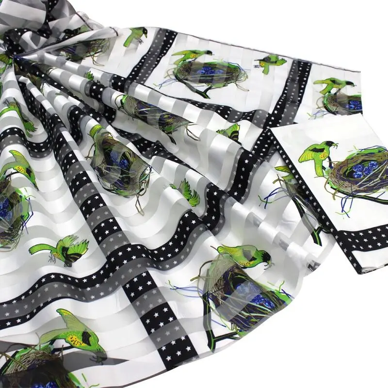 Модная африканская шелковая ткань из органзы, 2+ 4 Ярда,, восковая ткань из органзы с 2 ярдами шелковой блузки, подходящая к шелковому вощеному дизайну