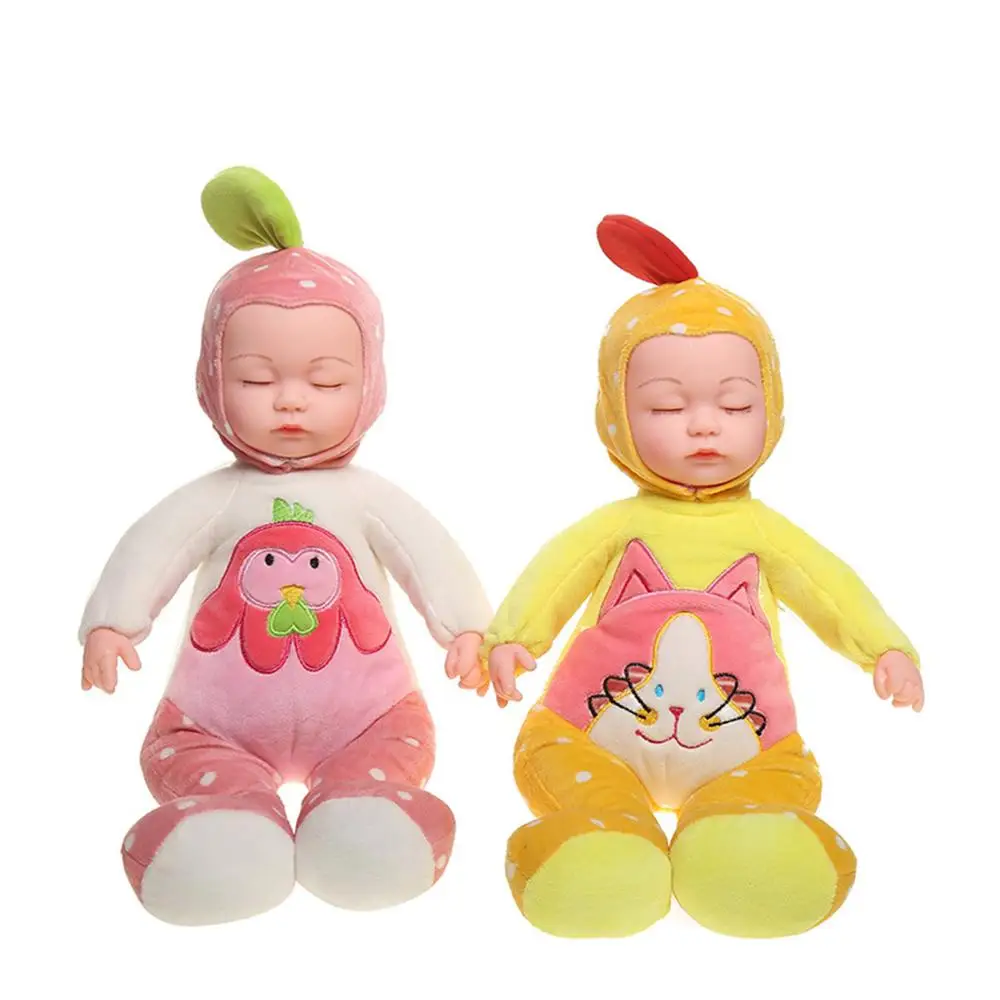  Simulation Rebirth Doll Baby Vinyl Baby Child Comforting Sleeping Doll Toys for Girls Reborn Baby D