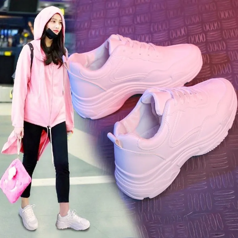 

Shoe 2018 Athletic Shoes New Style Women's Korean-style Versatile Casual Online Celebrity Running Ulzzang Harajuku MacBook Autum