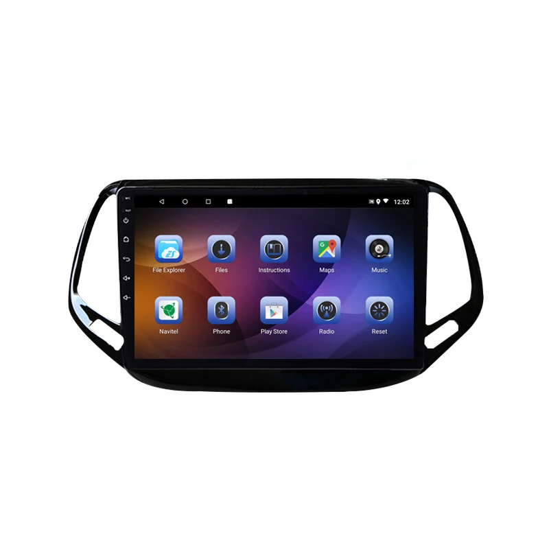 1" 2.5D ips 8 ядерный Android 9,1 автомобильный DVD мультимедийный плеер gps для JEEP COMPASS 18 аудио автомобильный Радио DSP 32EQ навигация