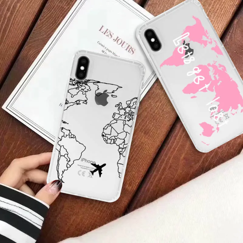 Прозрачный чехол накладка для iPhone 8 11 Pro XS MAX XR X 7 6s 6 Plus|Бамперы| |