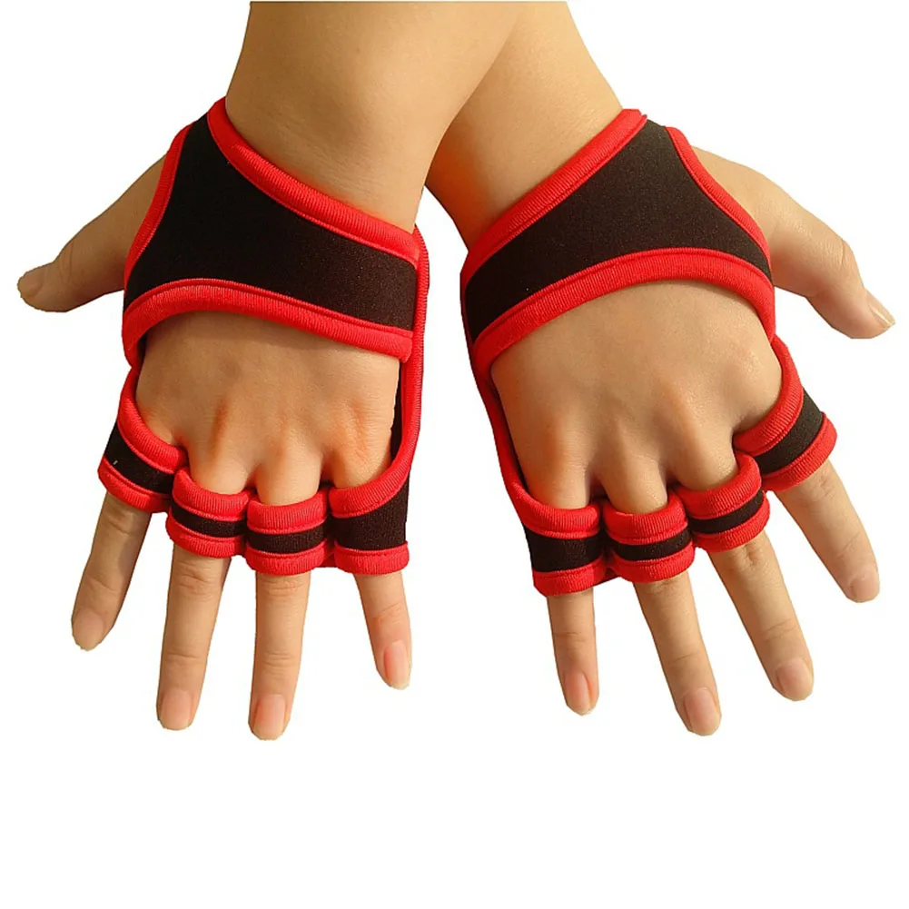 Men Women Exercise Weight Lifting Gym Body Building Silicone Sports Soft Prevent Calluses Fitness Gloves Training Non Slip