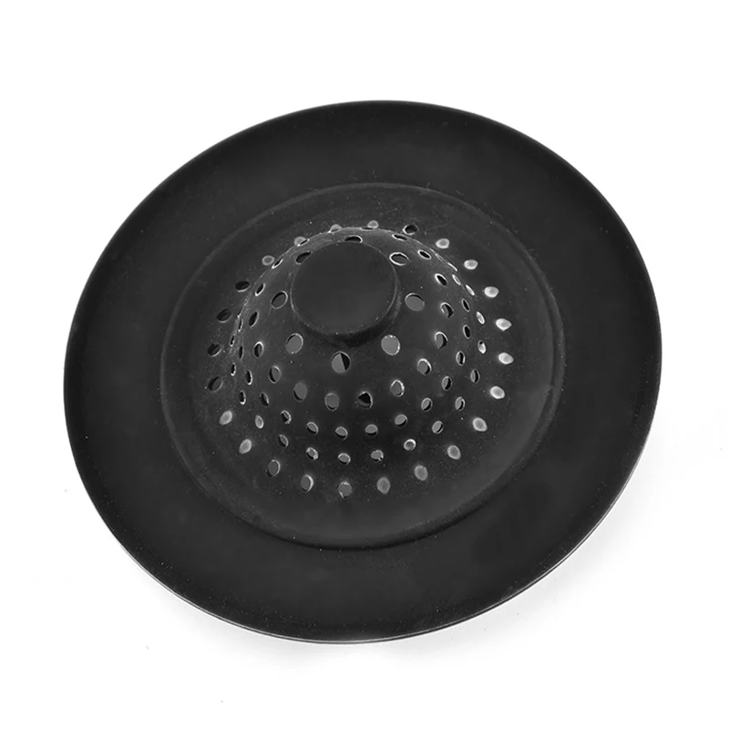 3Pcs Stainless Steel Silicone Strainer Floor Drain Cover Plug Anti-Blocking Water Hair Catcher Filter Kitchen for Pop-Up Regular