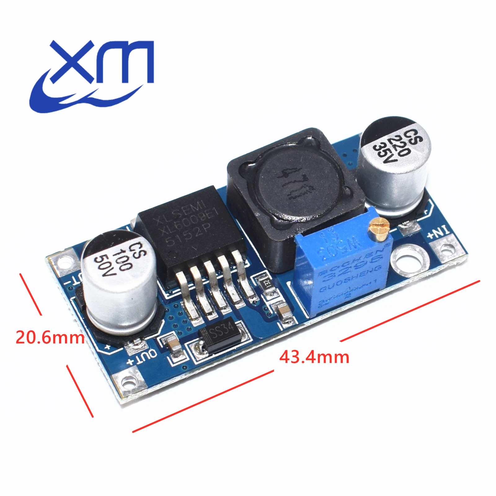 Модуль питания XL6009 50 шт./лот модуль для повышения давления супер LM2577 с