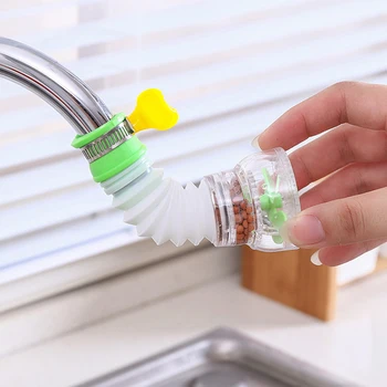 

New Water Saving Faucet Extender 360 Degree Adjustable Flexible Kitchen Tap Device Sprayer Filter Diffuser Faucet For Kitchen