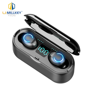 

Mini TWS Bluetooth V5.0 Earphones Wireless Headphones Earphones 9D Hifi Sports Waterproof Wireless Earphone Headset Earbuds MS11