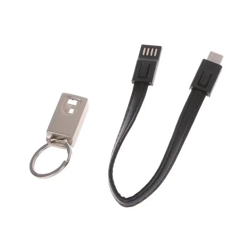 USB адаптер type C быстрое зарядное устройство металлический кабель для передачи данных брелок мини портативный