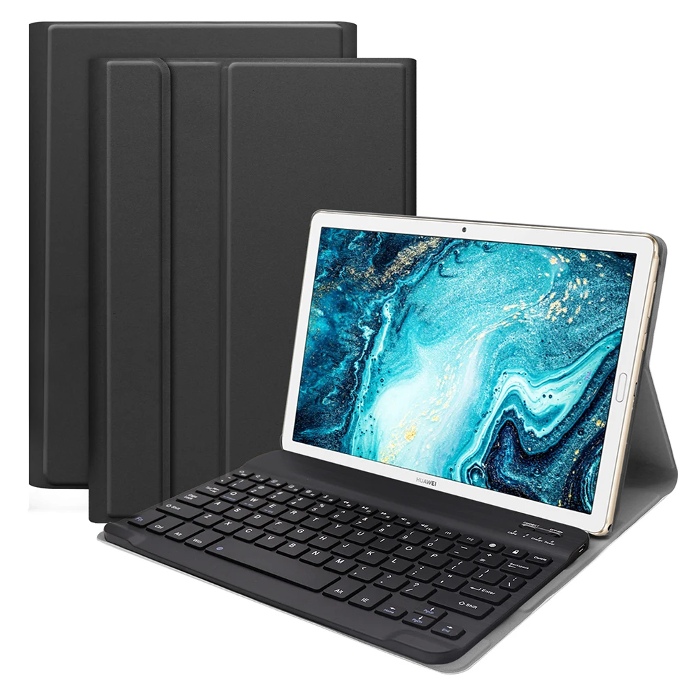 Русская клавиатура для Huawei Mediapad M6 10 8 дюймов 2019 чехол с Bluetooth клавиатурой планшет