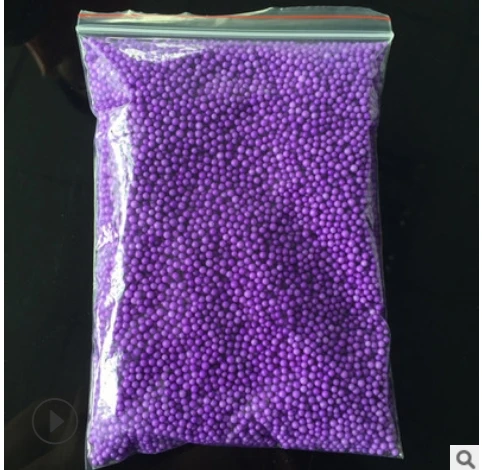 Фиолетовый Красочное Штурмовое снаряжение слайм DIY поставки шары крошечные снежные шармы наполнитель дополнение для ошламованная смесь алеврита и глины добавка в слизь заполненные частицы - Цвет: Фиолетовый