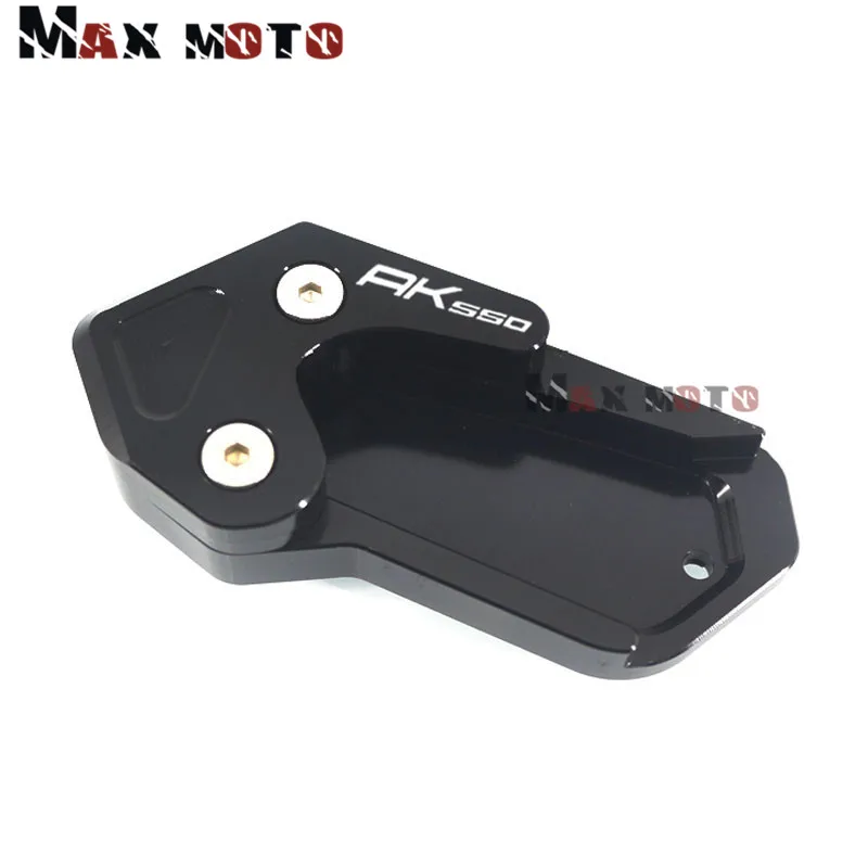 For KYMCO AK550 AK 550 2017 2018 Motorcycle Kickstand Foot Side Stand Extension Pad Support Plate Enlarge motorcycle kickstand extender motorcycle kickstand pad motorcycle kickstand motorcycle support feet