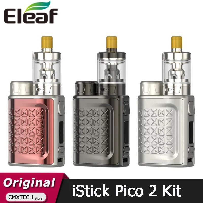 Original Eleaf Istick Pico 2 Kit 75w Pico2 Box Mod Vape With 4ml Gzeno