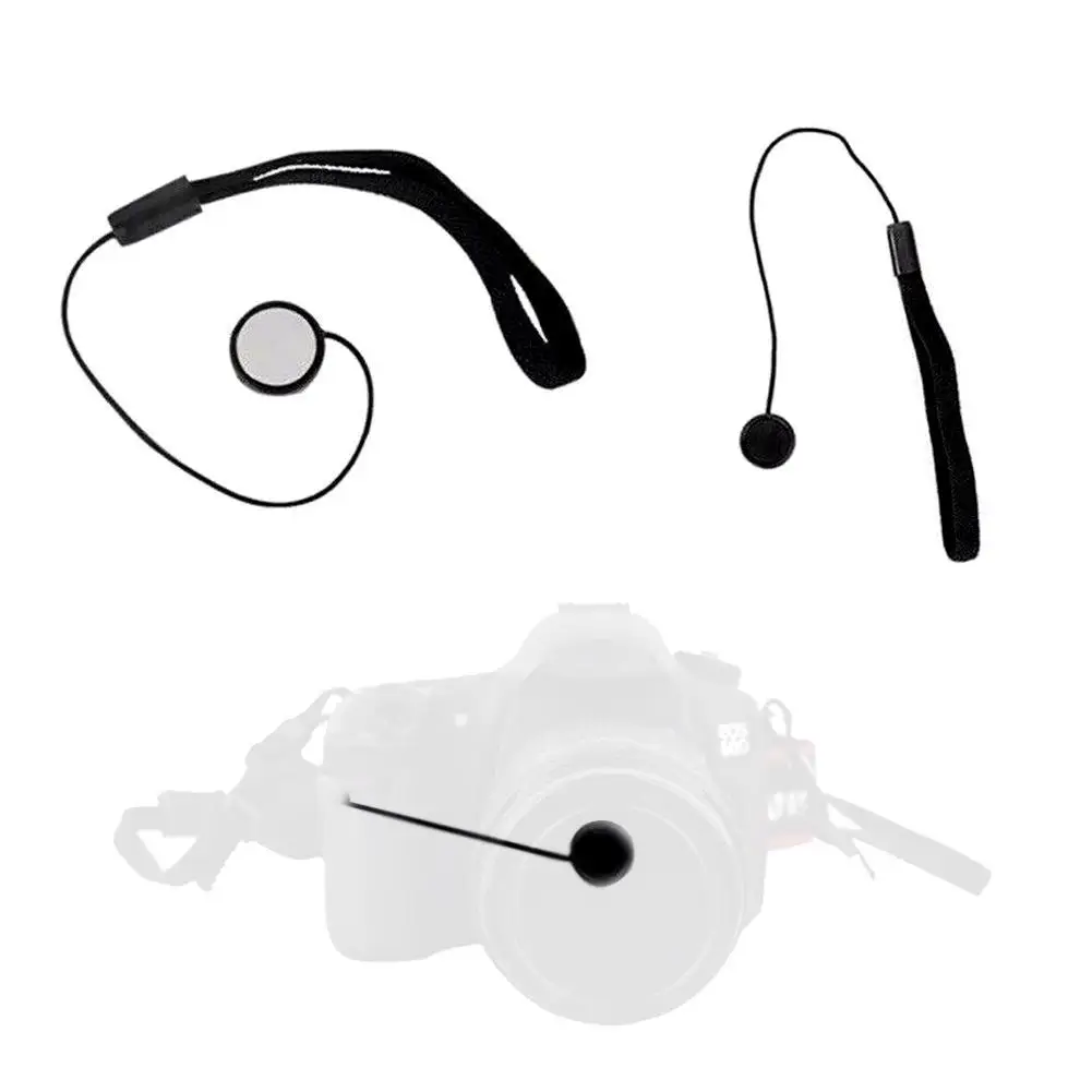 5 шт. крышка объектива Держатель веревка подвесной шнур для всех DSLR SLR камера Анти-потеря крышка объектива веревка