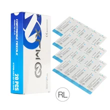 20 шт круглый вкладыш RL одноразовые стерильные иглы для татуировок для профессиональной роторной ручки аксессуары для тату студия поставки