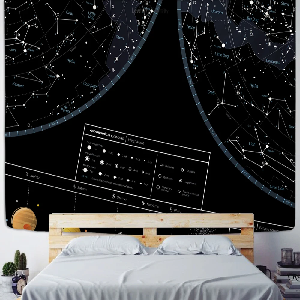Tapestry Wall Wall Hanging Northern Hemisphere Sky Map Star Constellations Tapestry Black Background Interstellar Sky Wall Decor Tapestry Wall Wall Hanging Northern Hemisphere Sky Map Star Constellations Tapestry Black Background Interstellar Sky Wall Decor
