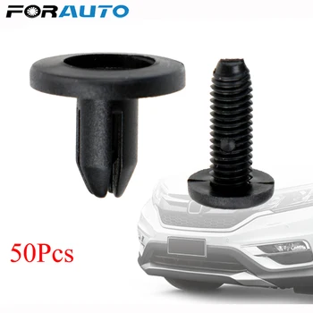 

50PCS/Bag Car Interior Trim Card Panel Fixed Clamp Fits for Honda Fender Clip Buckle Fastener Buckle Car Bumper Buckle Fittings