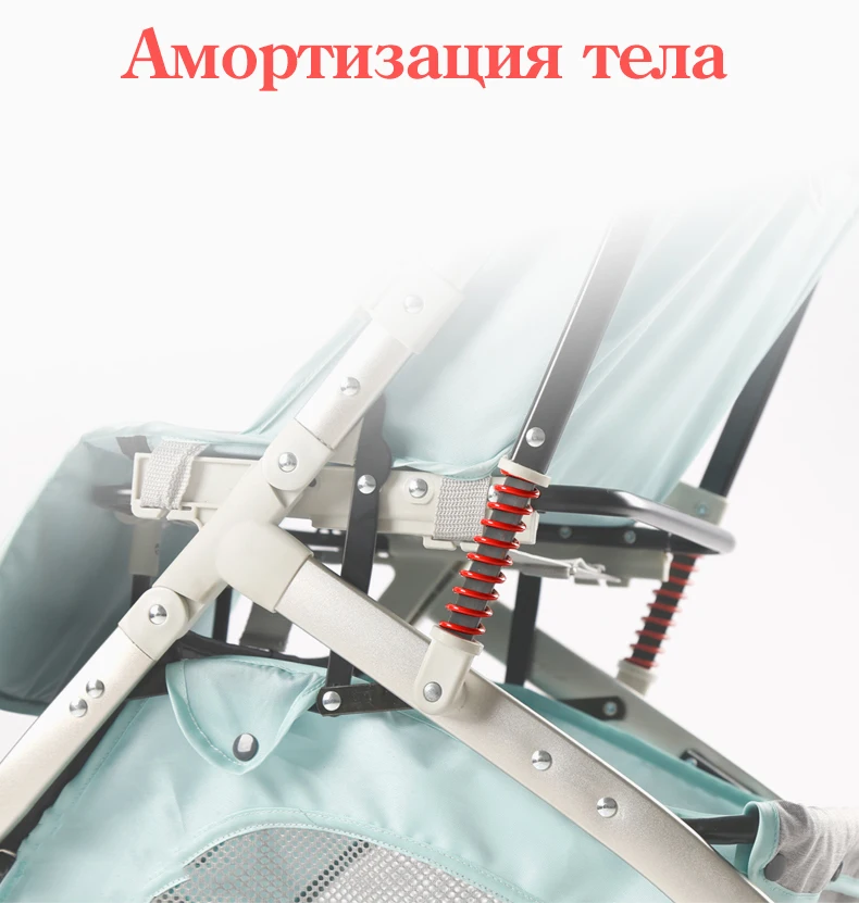 Anershi коляска детская складная переносная тележка коляска в самолет Сложить Легкая коляска Россия