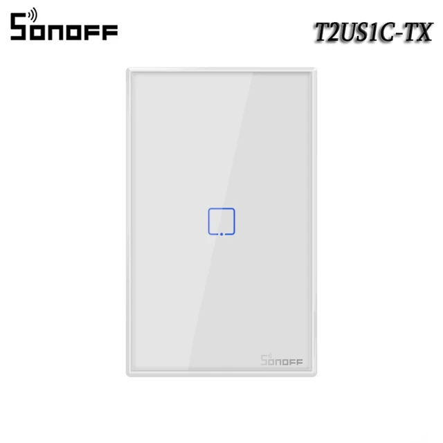 Sonoff T0 T1 T2 T3 For Alexa Google Home Smart Home WiFi RF 433Mhz Remote Control Wall Touch Panel Light Switch Panel Hot 