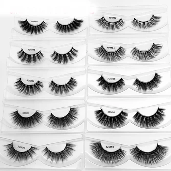 

30 boxes/lot3D stereo multi-layer mink pure hand thick eyelashes