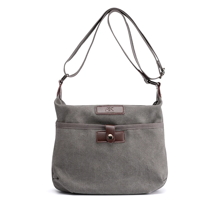 Kvky холщовая сумка мессенджер bolsa feminina 2020 женские сумки через плечо sacoches femme серая