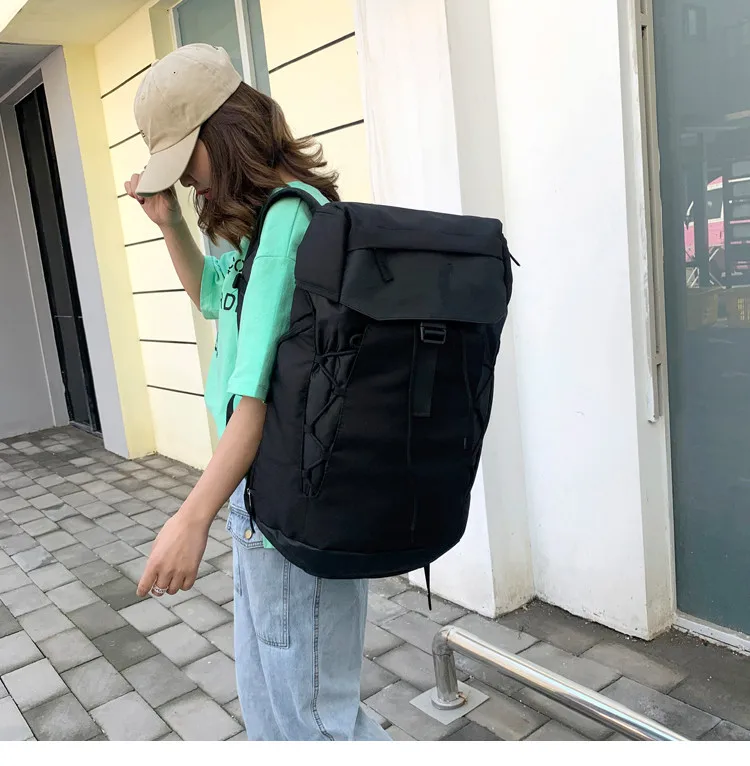 AFBAGME Повседневный женский рюкзак дорожная сумка большой емкости багаж открытый компьютерный рюкзак-трансформер для мужчин