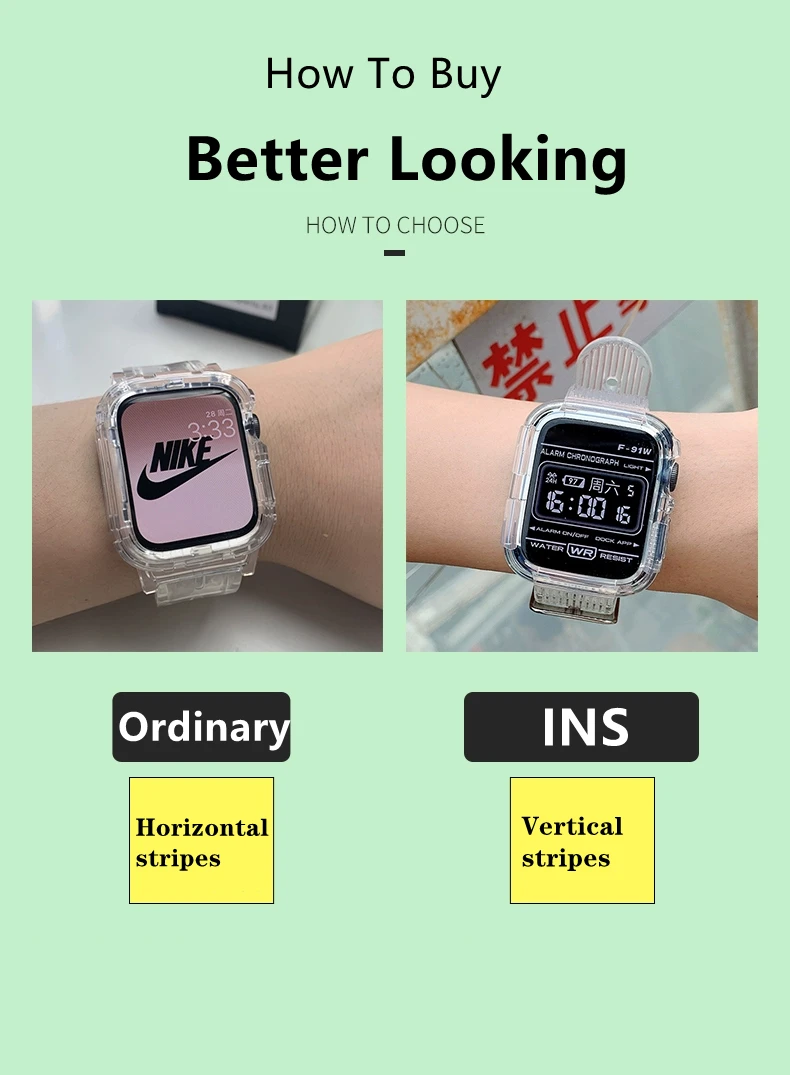 Newest Clear Band + Case for Apple Watch Series 7 6 SE 5 4 44mm 42mmTransparent for iwatch Strap 3 2 1 38mm 40mm Plastic Strap Newest Clear Band + Case for Apple Watch Series 7 6 SE 5 4 44mm 42mmTransparent for iwatch Strap 3 2 1 38mm 40mm Plastic Strap