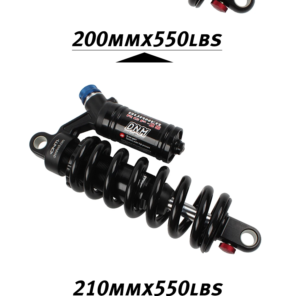 DNM RCP-2S Горные велосипед задний амортизатор Supension 190 200 210 220 240 мм катушка Весна DH велосипед задний амортизатор MTB