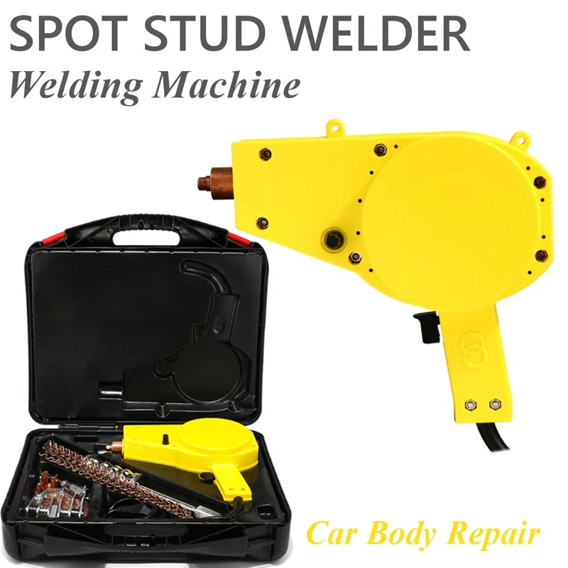 Car Repair Dent Pulling Spot Welding Machine Garage Collision Repair Kit OT Washer Welding Hammer Puller Portable Spot Welder