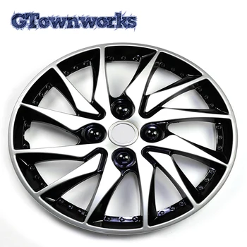 

1 Piece 14" Wheel Hub Cap Cover R14 Rim Center Cover Universal 12 Wheel Spoke Clip on Hubcap For Car Refit