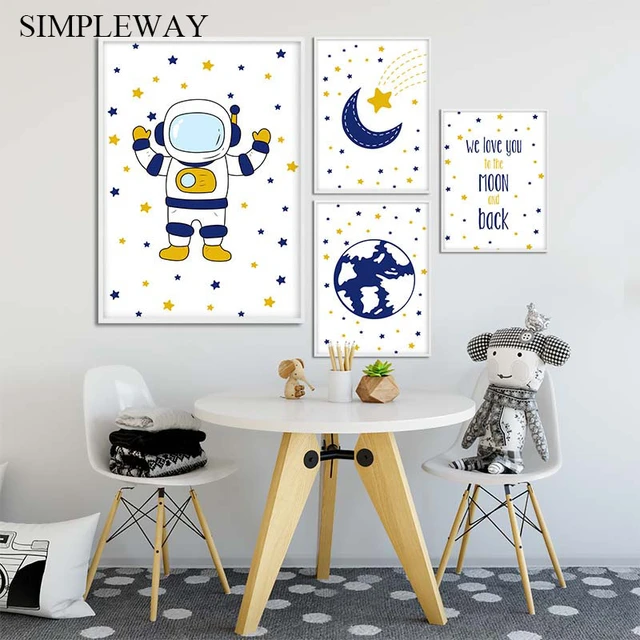Astronaut And Space Nursery