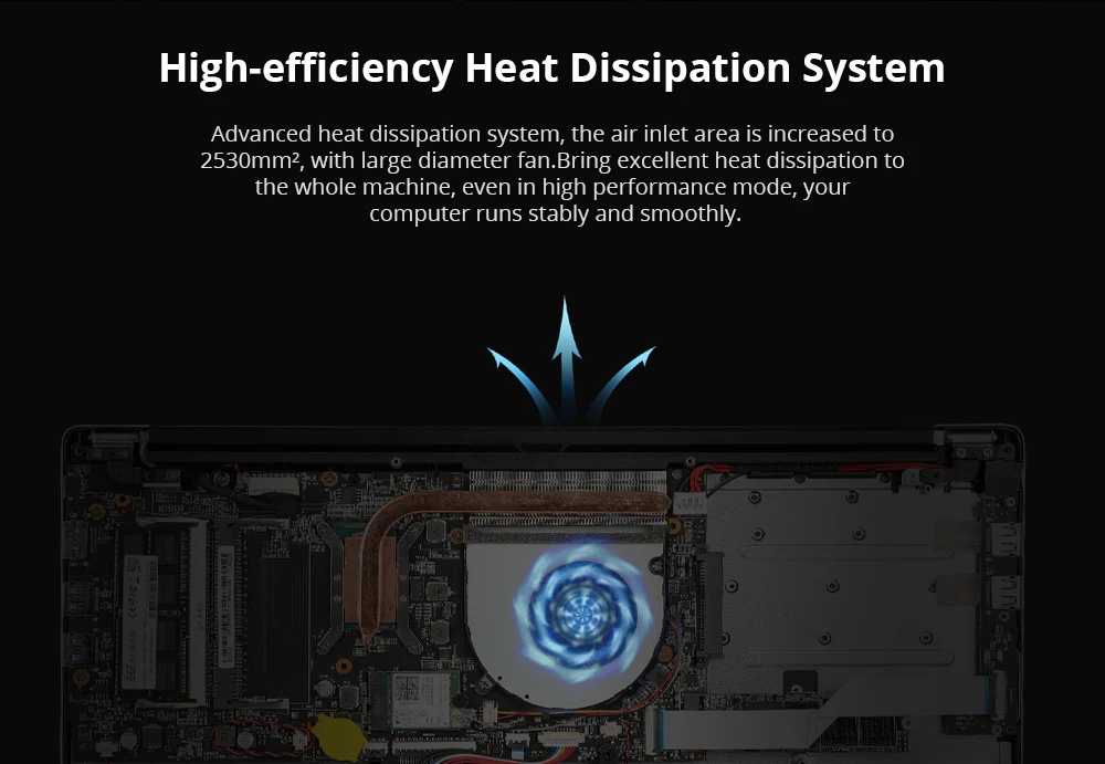 VORKE Notebook 15 4G Laptop Intel Core i7-4500U 15.6'' Screen 19201080 Windows 10 8GB DDR3 256GB SSD (4)