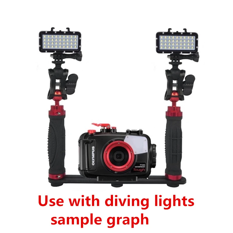 Stabilizer rig underwater diving dive for gopro action camera tray mount