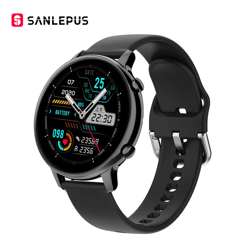 Новинка 2021 Смарт-часы SANLEPUS с функцией совершения звонков MP3 водонепроницаемые