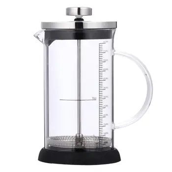 

1Pc 350/600ml Coffeepot Stainless Steel High Temperature Pressure Pot Coffee Press