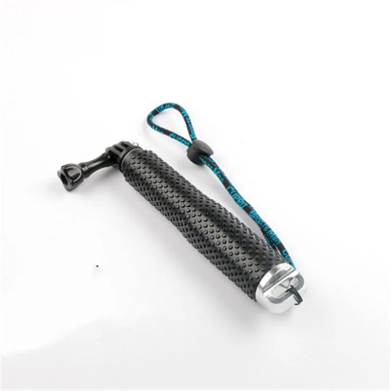 silver Selfie stick Палка для селфи, водонепроницаемая ручка, выдвижной монопод, регулируемая ручка для GoPro Hero 7 6 5 4 Session SJCAM AKASO Xiaomi - Цвет: silver Selfie stick