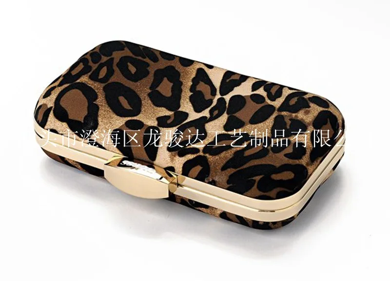 

Hot Sales Recommend Special Offer Leopord Pattern Europe And America Style Leopord Pattern Evening Bag Clutch Open Pockets Suppo