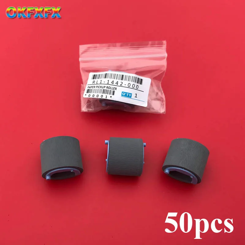 50PC RL1 1442 000 RL1 2593 000 Pickup Roller for HP P1102 P1102W M1130 M1132 M1212 M125A M127FN