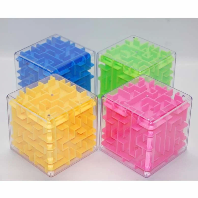 

Maze Magic Cube Puzzle Labyrinth Rolling Ball Toys Puzzle 3D Mini Speed Cube Kids Educational Toys Interactive Toys Plastic