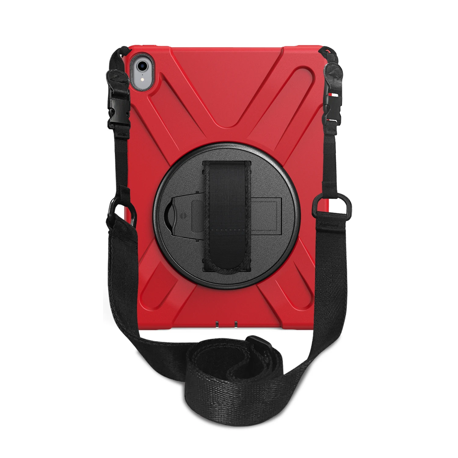 Buccaneer PC и силиконовый кожаный чехол для Apple ipad 9,7()/ipad 9,7() мягкий чехол с веревкой для ipad 9,7 чехол - Цвет: Red