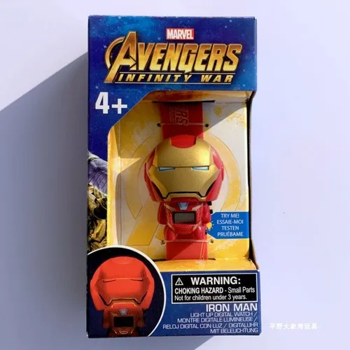 Marvel Avengers Iron Man Hulk Star Wars Kylo Ren Darth Vader Chirldren Watch Kawaii Toys Gifts Anime Favorites Collect Ornaments Iron Man