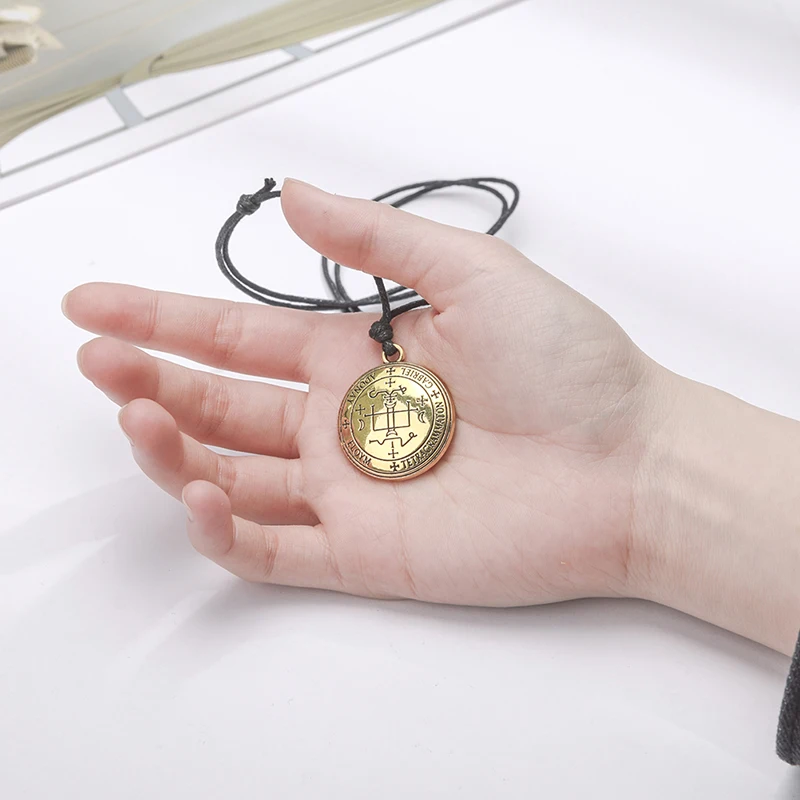 Teamer религиозные Rope Chain Ангел Для мужчин кулон Цепочки и ожерелья Архангел Майкл