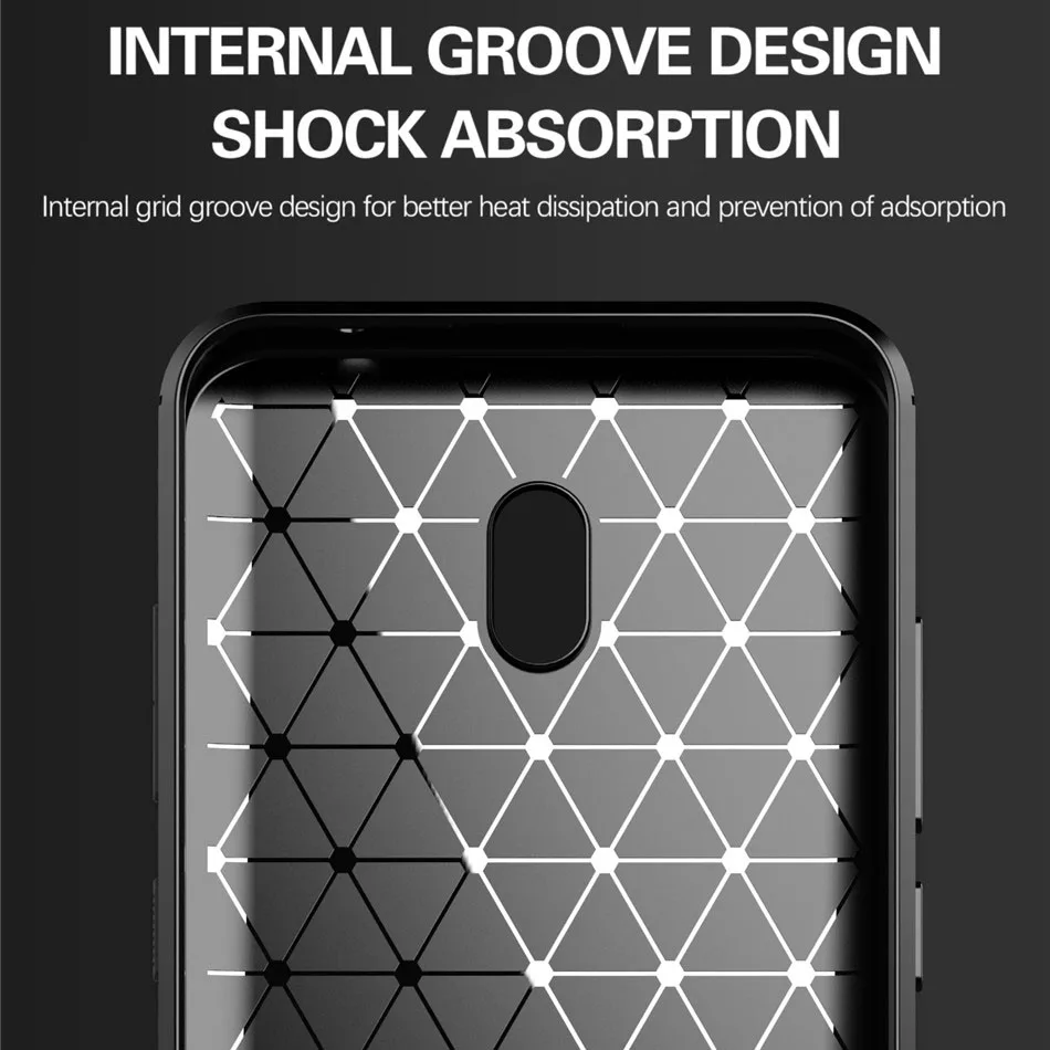 Силиконовый чехол для Xiaomi Redmi 8A 8, Силиконовый противоударный чехол из углеродного волокна и мягкого ТПУ для Xiaomi Redmi 8A, чехол