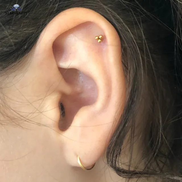 Piercing Labret 16G Acciaio Inossidabile - 8mm Per Labbra, Naso, Orecchio | 4 Stili Diversi - Foto 7