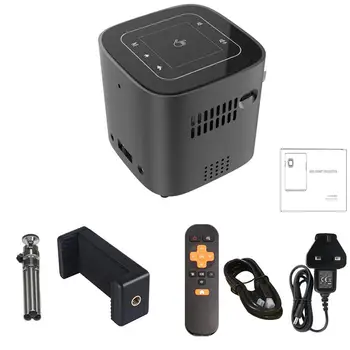 

Smart Projector DL-S12 Android 7.1.2 1+8G HDMI IN Portable Mini Projector Support Bluetooth BT 4.0 Wifi 2.4G/5G Wifi 1012